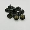 Clavos Tapiceros Redondos Dorados, Clavos Planos de Latón, Clavos con Patrón, Clavos Roscados, Clavos Decorativos para Gabinetes, Clavos Salpicados