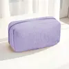 Nuevo Estuche Elegante de Pana Estilo Ins, Neceser Portátil de Gran Capacidad, Bolsa de Almacenamiento para Papelería