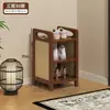 Gabinete de Zapatos Sencillo para Puerta de Entrada, Uso en Habitación de Alquiler de Dormitorio, Zapatero Multicapa Tejido de Ratán Retro, Artefacto de Almacenamiento de Zapatos para la Entrada