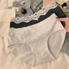 Calzones Largos de Encaje de Algodón Original Clase A para Mujer, Calzones de Algodón Puro 2024 Nuevos Shorts Sexy de Deseo Puro