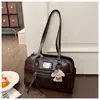 Mochila retro transfronteriza, bolso de hombro versátil de gran capacidad, bolso de trabajo, nuevo bolso Boston cruzado 2026