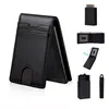 Cartera para Hombre de Gran Capacidad con Ranura para Múltiples Tarjetas Transfronteriza con Ventana para ID, Portadolares, Protección RFID, Portatarjetas Magnético