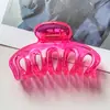 Pinza para el Cabello de Calabaza de Vidrio de Colores Transfronteriza Nueva para Mujer, Pasador de Estilo de Alta Gama para Amazon, Pinza de Tiburón para la Parte Posterior de la Cabeza, Accesorio para el Cabello