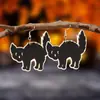 Brincos Europeus e Americanos Transfronteiriços Novos de Caveira e Abóbora de Halloween Morcego de Acrílico Aranha Brincos Personalizados Criativos Brincos