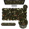 Fábrica de Origem Mouse Pad Floral Transfronteiriço com Base Antiderrapante de Borracha Natural, À Prova d'Água e Resistente ao Desgaste, Feito Sob Medida de Acordo com Seu Design, Exclusivamente para Suprimento Transfronteiriço