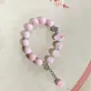 Pulseiras de Cerâmica Atacado, Transmissão ao Vivo em Pontos Turísticos e Feiras Noturnas, Pulseiras de Contas de Porcelana Caixa Surpresa, Pequenos Artigos de Bancas de Rua, Joias Vintage Artesanais
