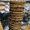 Cesta colgante de flor de hierro audaz para plantar flores, a prueba de óxido y duradera, diseño colgante, balcón, alféizar de ventana, plantación de flores, cesta colgante de palma de coco, maceta