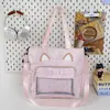 Bolso de hombro grande de nuevo diseño 2026 con temática de anime estilo japonés, adecuado para estudiantes, para ir al trabajo y para llevar accesorios
