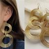 Novos Brincos de Ouro de Luxo 2026, Brincos de Tarraxa para Mulheres, Ear Cuffs com Design Único, Argolas, Acessórios de Moda Tendência e Versáteis