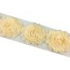 Acessórios Faixa de Cabelo Acessórios Borda Irregular Shabby Rosa de Chiffon Girassol Corsage Flor para Sapato Flor para Chapéu Vendido por Tamanho 36 Cor