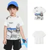 Roupas Infantis Balabala Camiseta de Manga Curta para Meninos Estilo Novo de Verão 2026 Top Fresco Respirável para Crianças Maiores Tendência