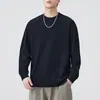 Ropa para Hombre Fengshe / Nuevo Suéter Retro Japonés de Primavera y Otoño Versátil Sudadera de Manga Larga de Algodón de Bambú Corte Holgado