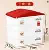 Caja de almacenamiento de ropa interior apilable, a prueba de polvo, multicapa, para uso doméstico, con compartimentos para organizar sujetadores, ropa interior y calcetines