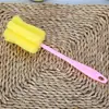 Cepillo para tazas de mango largo para el hogar, cepillo de esponja limpiador para tazas térmicas, cepillo para tazas, cepillo para botellas, cepillo para biberones, fabricante de regalos