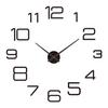 Reloj Creativo Sala de Estar Moderno Simple Reloj Adhesivo de Pared Amazon DIY Reloj de Pared Estéreo Grande Distintivo Reloj de Pared