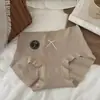 Land Color Classe A Roupa Íntima Feminina Alargada e Sem Traços Cuecas Femininas Rack Algodão 7A Puro Algodão Algodão Fundo Cintura Média Calças