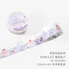 Carta a un Amante, Cinta Washi con Foil Plateado, Diario de Azulejos Florales, Diario Estilo Ins, Material Base para Collage DIY, Dropshipping
