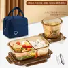 Pote de Almoço de Vidro, Aquecimento no Micro-ondas, Pote de Almoço Especial para o Trabalho, Pote de Almoço Selado Compartimentado para Alimentos, Tigela de Sopa