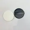 Esponja de Maquiagem Redonda de Couro PU com Flocagem de Alta Densidade Esponja de Pó Solto Cristal Super Macia Maquiagem para Estúdio Fotográfico Base de Pó Ultra-Fina Microdermoabrasão Maquiagem