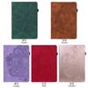 Para IPAD568 AIR123 9.7 10.2 10.5 MINI12345 T500 funda de cuero de flor de pavo real
