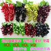 Fruta de Alta Simulación Uvas Escarchadas Tacto Plástico Ramo de Uvas Falsas Accesorios de Fotografía Decoración Hogar Ratán Ramo de Uvas