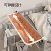 Estante Retráctil para Ropa de Cama de Dormitorio Barra Secadora para Litera Superior de Dormitorio Artefacto para Colgar Ropa al Final de la Cama Estante de Almacenamiento de Mesita de Noche