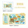 Cultural e Criativo Cidade Natal Madeira Metal Jingdezhen Marco Ponto Turístico Lembrança Especial Ímã de Geladeira Ponto Venda por Atacado