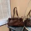 Bolso retro de textura transfronteriza para mujer 2026 nuevo estilo para ir al trabajo fresco bandolera de un solo hombro bolso de mano de moda bolso tote