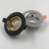 Suministro de fábrica copa de lámpara de plástico panel portalámparas gu10 mr16 carcasa soporte foco LED Downlight superficie anillo carcasa