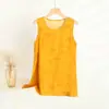 Colete de algodão estilo chinês, modelagem solta, para pessoas de meia-idade e idosos, novo modelo de verão, alta qualidade, estiloso, modelagem solta, blusa plus size para mães