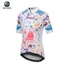 XINTOWN roupas de ciclismo verão manga curta fino top simples feminino mountain bike estrada secagem rápida top curto