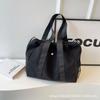 Mochila de lona de gran capacidad para mujer, nueva mochila de moda, informal, de viaje, de alta gama, combinable con todo, para hombro.