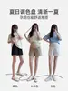 Novos shorts de maternidade para o verão, cintura alta, leggings de suporte para a barriga, soltos e modeladores, confortáveis para gestantes