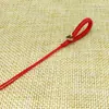 Lanyard de Nudo de Diamante Cuerda para Tejer Llavero Producto Semi-terminado Estilo Chino Colgante Hecho a Mano No. 72 Hilo de Jade Hebilla de Cobre Desmontable