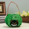 Bolsa de Dulces de Halloween Bolsa de Dulces Portátil Bolsa de Calabaza Tridimensional Regalo para Niños Accesorios de Halloween Bolsa de Halloween Transfronteriza