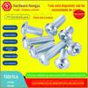 Parafuso Iso7380M4M5M6M8 com Soquete Hexagonal Cabeça Plana Arredondada 10B21 (Aço carbono) Zinco Azul-Branco Ecológico Grau 10.9