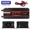 Inversor de Coche Nicun 12V24V Doble Voltaje a 110V Universal para Exteriores Camping Hogar Controlador Inteligente