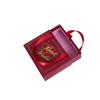 Mini caja de regalo para lápiz labial, perfume, horquilla pequeña, cajón, caja vacía de bronce rojo, caja de dulces para boda