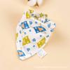 Babero para bebé, babero para bebé niño, algodón, impermeable, para recién nacidos, triángulo, bufanda, 0-36 meses