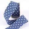 Corte Recto doble cara estrella Mezclilla cinta Lazo DIY para el cabello accesorios Lazo para cuello accesorios Cinta cinta para actuación