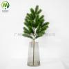 Rama de pino de simulación hoja de abeto chino rama de fruto de pino pino de bienvenida pino de belleza pino Luo Han bonsái hoja decoración árbol de navidad rama de pino falsa
