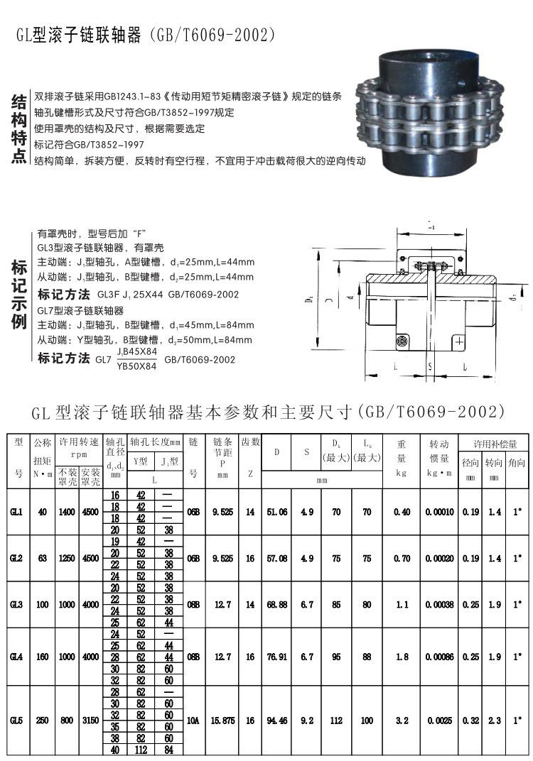 GL5型滚子链联轴器参数.jpg