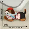 Nuevos Pegatinas Bordadas Originales de Animales de Dibujos Animados Cachorro Venta Directa de Fábrica Accesorios Decorativos DIY para Ropa Funda de Teléfono Móvil Pegatinas de Tela