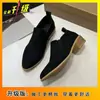 Zapatos Planos de Tacón Grueso con Punta Fina y Boca Profunda para Mujer, Zapatos Planos de Deslizamiento de Moda, Versátiles y Cómodos para Mujer, Nuevo Estilo Primavera y Otoño 2025