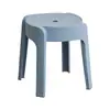 Taburete pequeño de plástico engrosado, taburete pequeño para el hogar, taburete redondo para adultos, taburete apilable para mesa de café, taburete antideslizante para baño, taburete para niños
