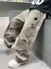 Pantalones Largos Casuales para Niños Estilo Ropa de Trabajo Primavera y Otoño 2026 Nuevo Estilo Niños Medianos y Mayores Atractivos Modernos Multibolsillo Versátil Pierna Recta