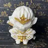 Marfil Artificial Talla de Fruta Chapado en Oro Dibujos Animados Mito Negro Wukong Artesanía para el Hogar Sala de Estar Escritorio Adornos al por Mayor Envío Directo