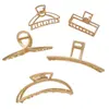 Pinza Metálica Grande Coreana para el Cabello, Accesorio para el Cabello Estilo Vintage, Elegante Pinza Tiburón de Aleación con Perlas, Adorno para el Cabello al por Mayor