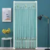 Cortina de Puerta Anti-Mosquitos Sin Taladro, Cortina de Gasa de Tela, Media Cortina de Encaje para Dormitorio, Cortina Divisoria, Cortina de Privacidad, Cortina Colgante para el Hogar para Todas las Estaciones, Producto Nuevo