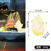 Plato Retro Chino de Bambú Forma de Cruz para Té y Bocadillos Plato para Bocadillos y Pasteles Posavasos para Taza Portavasos Bandeja de Bambú Tejido para Poner en la Mesa